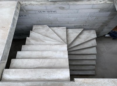 Escalier béton, dalle et terrasse béton