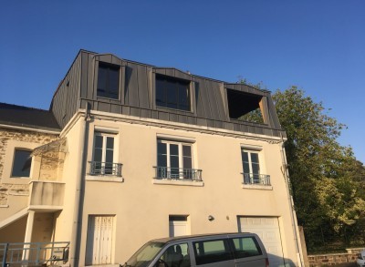 Surélévation de maison à Préchac